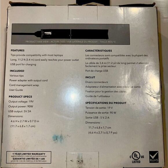 Insignia Universal Laptop Charger-NIB - Picture 2 of 3